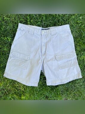 Vintage 90s Pacific Crest cream cargo short size 34